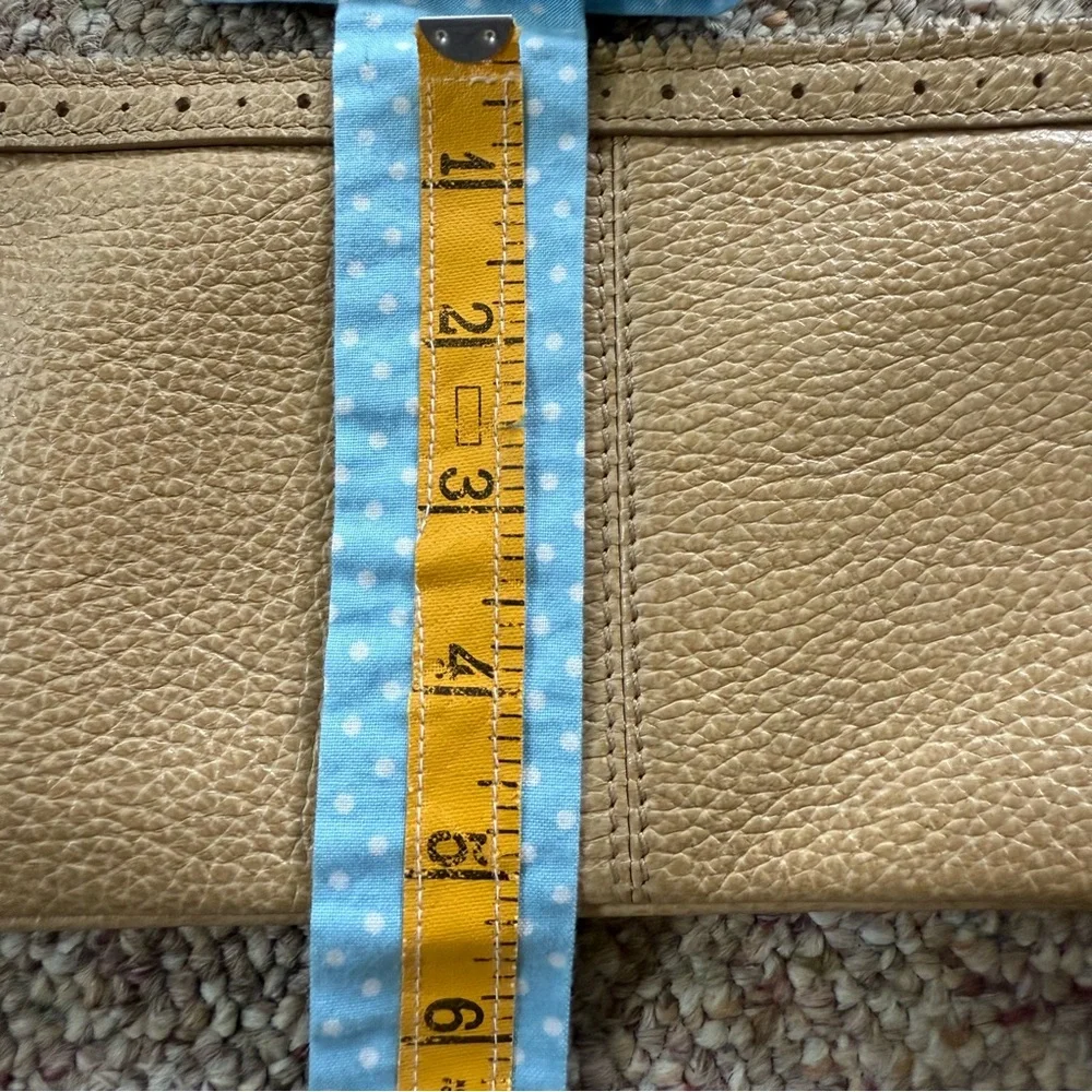 HOBO International Vida Tan Leather Wristlet